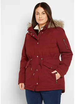 Varm parkas, fôret, bonprix