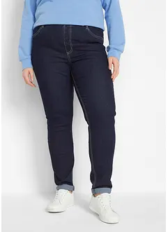 High Waist stretch-jeggings med  bred komfortlinning, bonprix