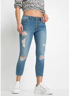 En kortere destroyed-jeans, bonprix