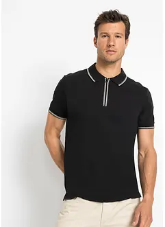 Poloshirt med glidelås, bonprix