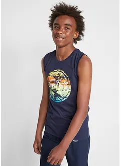 Singlet til barn (2-pack) av økologisk bomull, bonprix