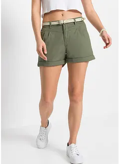 Shorts med belte, bonprix