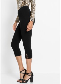 Capri-leggings med blonde, BODYFLIRT boutique