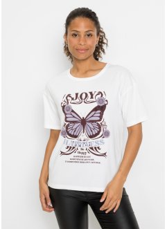 Oversized skjørt med sommerfuglprint, RAINBOW
