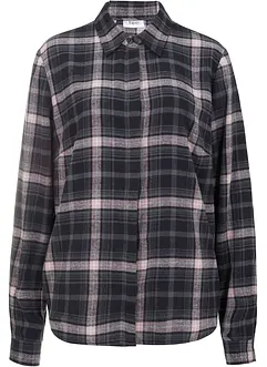Skjorte i flanell av 100% bomull, bonprix
