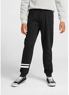 Joggebukse i myk bomullsmiks (2-pack), bonprix