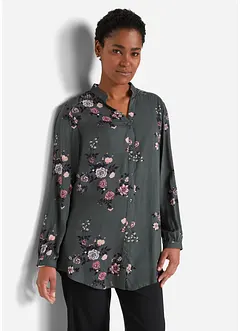 Lang bluse i lett viskose, bonprix