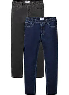 Thermo pullon-jeans Regular Fit, Straight (2-pack), bonprix