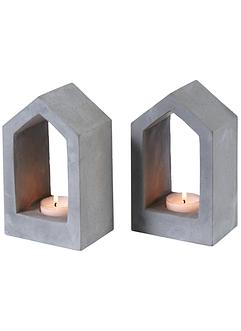 Telysholder i husdesign (2-pack, bpc living bonprix collection