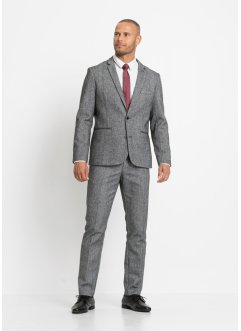 Antrekk (4-delt sett): blazer, bukse, skjorte, slips, Slim Fit, bpc selection