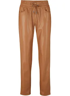 Slip on-bukse i imitert skinn, bonprix