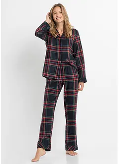 Pyjamas i vevd flanellkvalitet, bonprix