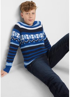Mønstret genser til gutt, bpc bonprix collection