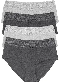 Høy truse (4-pack), bonprix