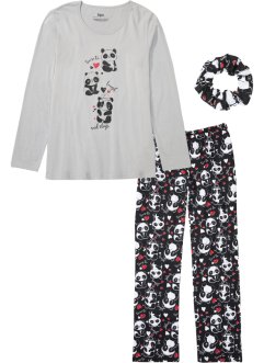 Pyjamas med hårstrikk, bpc bonprix collection