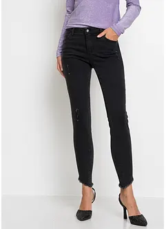 Skinny jeans med glidelås, bonprix