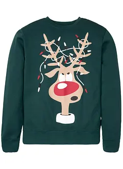 Sweatshirt med julemotiv, bonprix