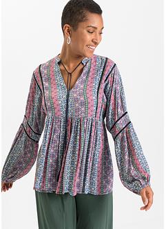 Bluse med snøring, RAINBOW