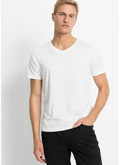 T-shirt med V-hals (5-pack), bonprix