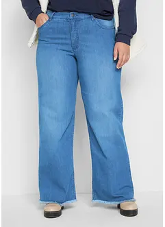 Wide Leg-jeans High Waist, bonprix