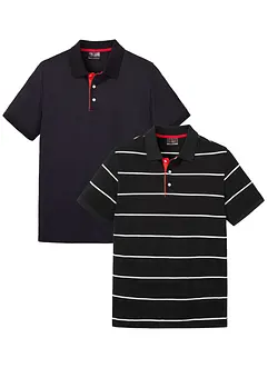 Piké-poloskjortet (2-pack) av 100% bomull, bonprix