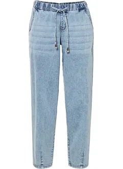 Barrel-jeans, Mid Waist, komfortlinning, bonprix