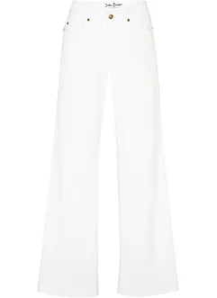 Wide Leg-jeans Mid Waist, Stretch, bonprix