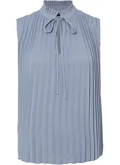 Blusetopp i plisse, bonprix