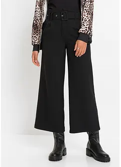 Culotte med belte, bonprix