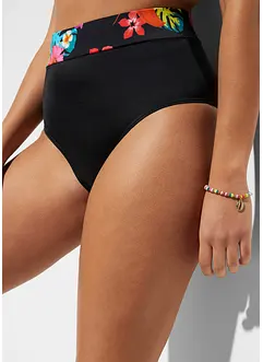 High Waist bikinibukse med normalt skåret bukse, bonprix