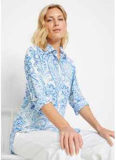 Oversized skjortebluse med trykk, bpc selection