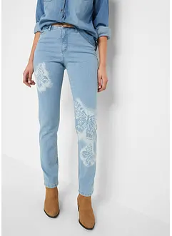 Straight-jeans, Mid Waist, sommerfugl, bonprix