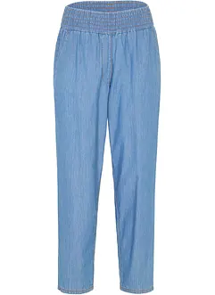 Mom-jeans, High-Waist, økologisk bomull, bonprix