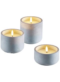 LED-lys i sementskåler (3-delt sett), bpc living bonprix collection