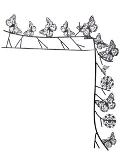 Dekorasjon til dørkarmen med sommerfugler, bpc living bonprix collection
