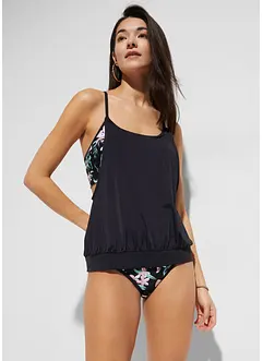 Oversized tankini i lag på lag-look, bonprix