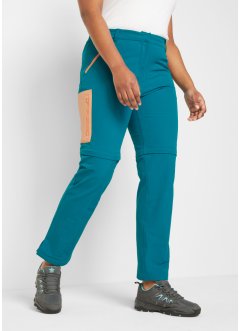 Softshell funksjons-bukse med avtakbare ben, rett passform, vannavvisende, bpc bonprix collection