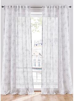 Gardin i batist av resirkulert polyester (1-pack), bpc living bonprix collection