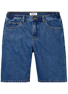 Jeans-bermuda med elastikk på siden av linningen, Classic Fit, bonprix