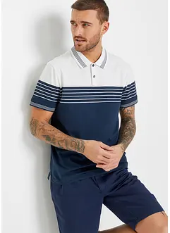 Jersey-poloshirt av ren bomull, bonprix