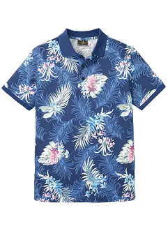 Kortermet jersey-poloskjorte i 100% økologisk bomull, bonprix