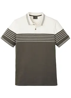 Jersey-poloshirt av ren bomull, bonprix