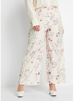 Plissert bukse med blomsterprint, RAINBOW