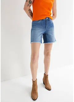 Jeansshorts, Mid Waist, stretch, bonprix