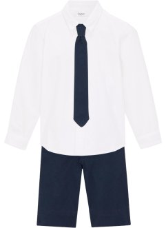 Shorts, skjorte og sløyfe til gutt (3 delt sett), bpc bonprix collection