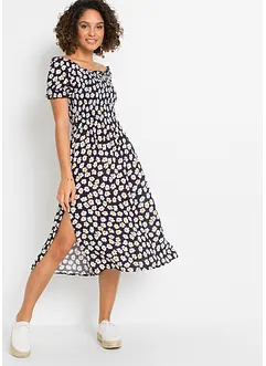 Midikjole i 100% viskose, bonprix