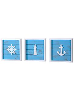 Bilder med maritimt design (3-pack), bpc living bonprix collection