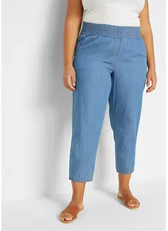 Mom-jeans, High-Waist, økologisk bomull, bonprix