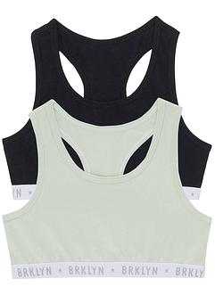 Bustier til jente (2-pack), bpc bonprix collection
