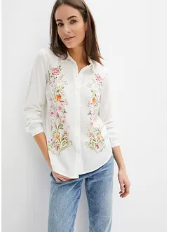 Bluse med print, bonprix